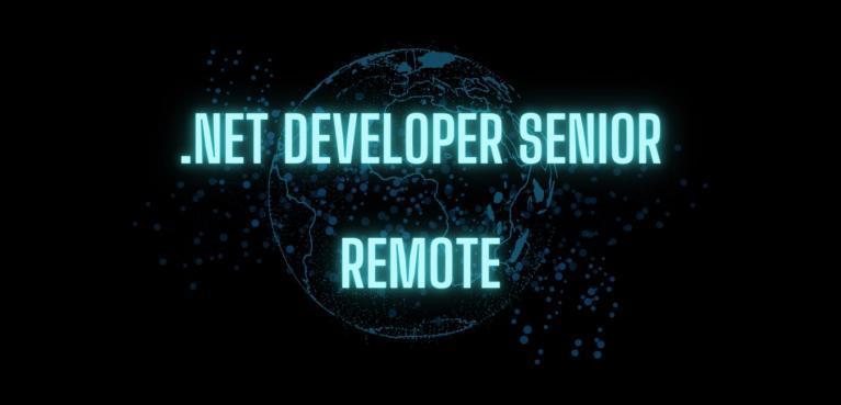 .NET Developer - FULL REMOTE