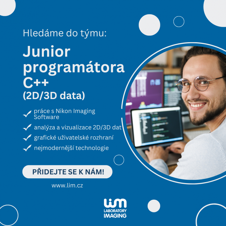JUNIOR PROGRAMÁTOR C++ pro Nikon Imaging Software (2D/3D grafika)