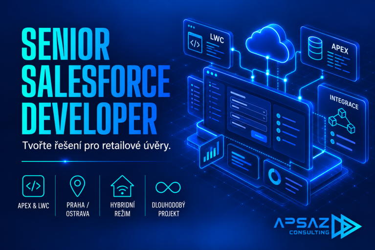 Senior Salesforce Developer – LWC a Apex | Projekt minimálně do Q4 2027