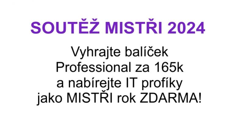 Vyhrajte a nabírejte IT profíky jako mistři celý rok zdarma!
