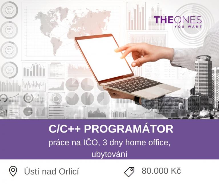 C / C++ DEVELOPER (70. - 80.000 Kč)