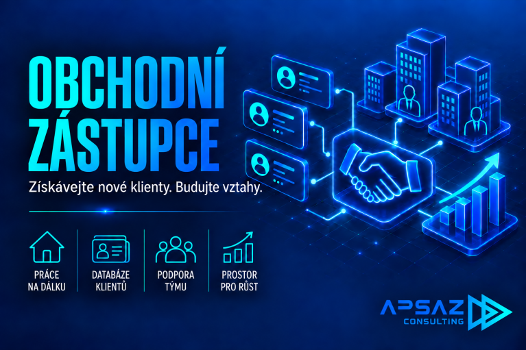 Obchodní zástupce – nové příležitosti a prostor pro vlastní nápady